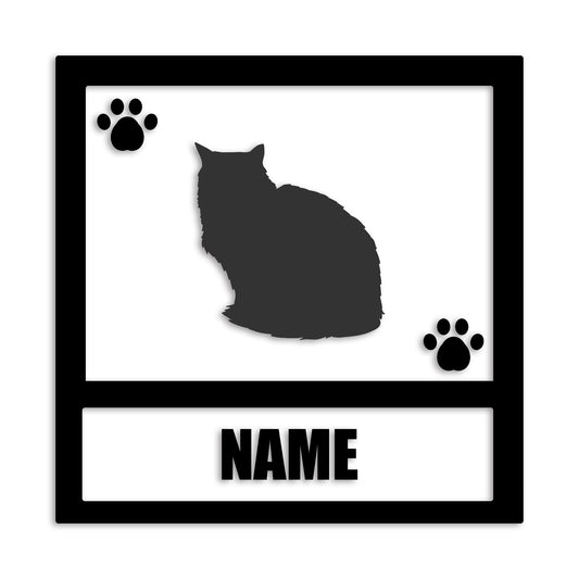 ペルシャ 文字入れ可能 ペット 猫 カッティング ステッカー (st-139-169)