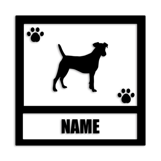 スムースフォックステリ 文字入れ可能 ペット 犬 カッティング ステッカー (st-139-39)