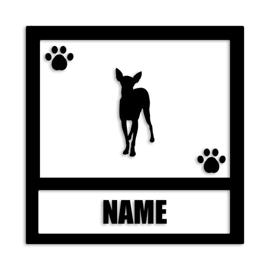 イタリアングレーハウンド 文字入れ可能 ペット 犬 カッティング ステッカー (st-139-4)