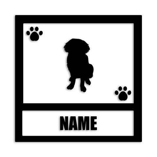 セントバーナード 文字入れ可能 ペット 犬 カッティング ステッカー (st-139-42)