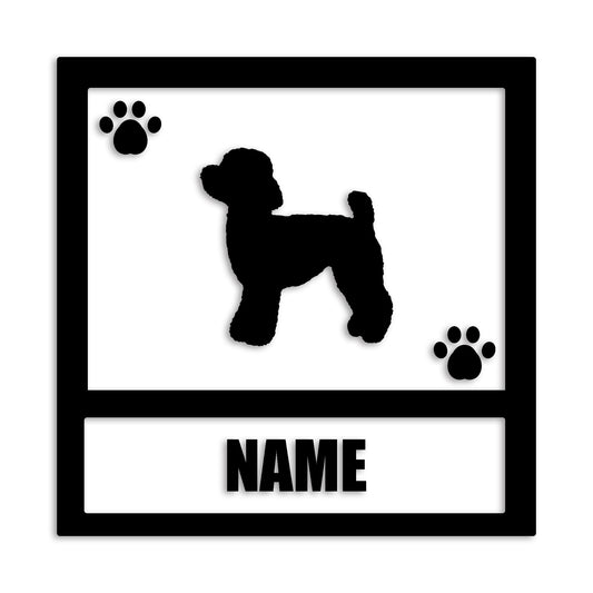 トイプードル 文字入れ可能 ペット 犬 カッティング ステッカー (st-139-56)