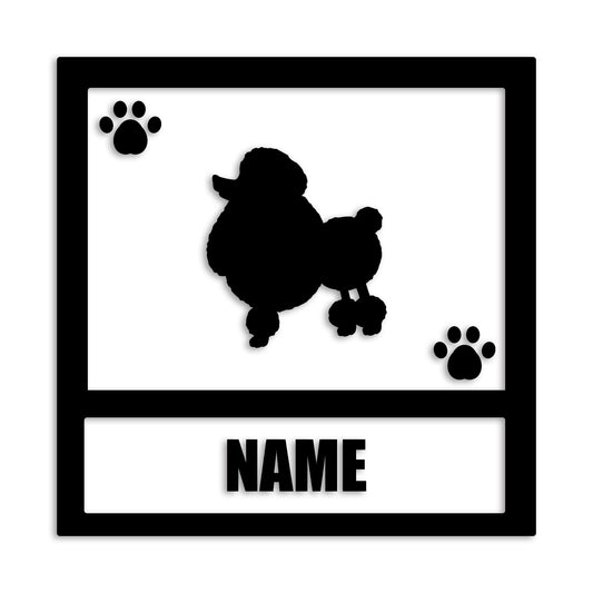 トイプードル 文字入れ可能 ペット 犬 カッティング ステッカー (st-139-57)