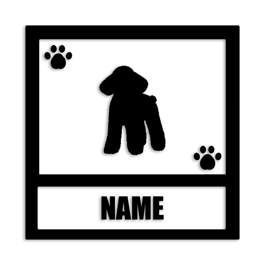 トイプードル 文字入れ可能 ペット 犬 カッティング ステッカー (st-139-60)