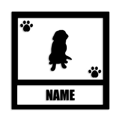 ニューファンドランド 文字入れ可能 ペット 犬 カッティング ステッカー (st-139-63)