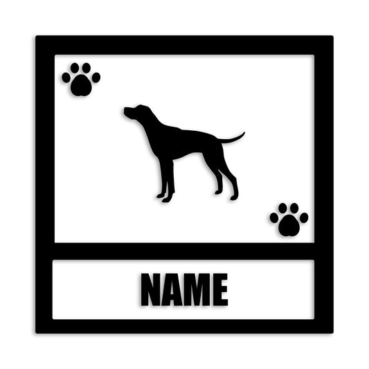 ポインター 文字入れ可能 ペット 犬 カッティング ステッカー (st-139-92)