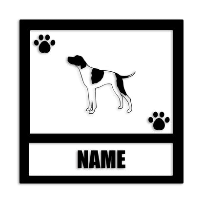 ポインター 文字入れ可能 ペット 犬 カッティング ステッカー (st-139-93)