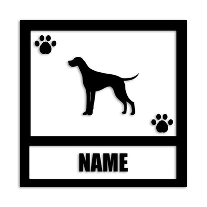 ポインター 文字入れ可能 ペット 犬 カッティング ステッカー (st-139-94)