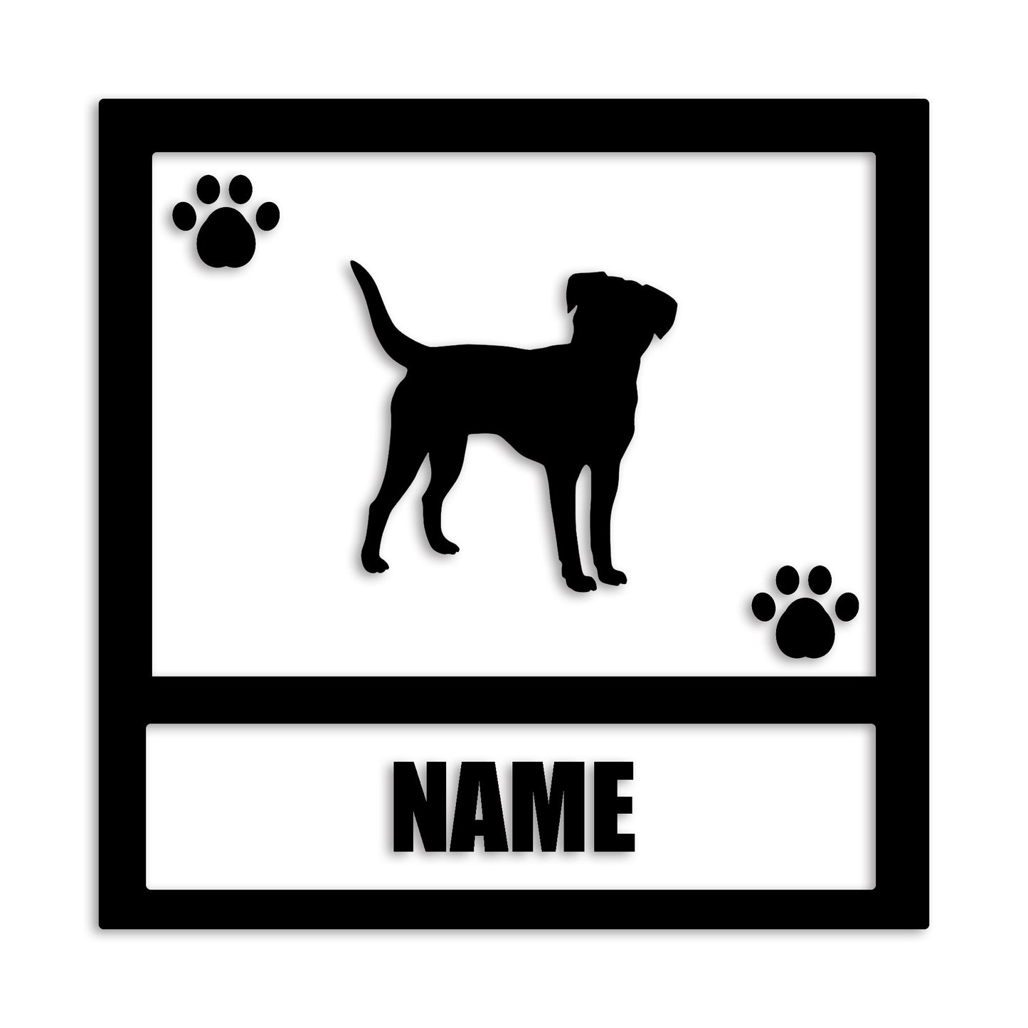 ボーダーテリア 文字入れ可能 ペット 犬 カッティング ステッカー (st-139-96)