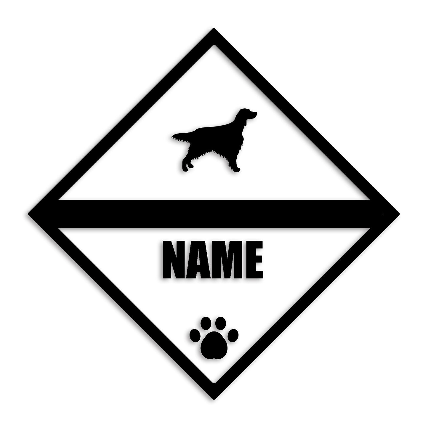 アイリッシュセッター 文字入れ可能 ペット 犬 カッティング ステッカー (st-140-1)