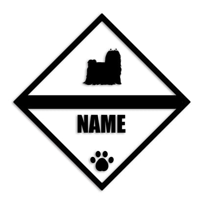 マルチーズ 文字入れ可能 ペット 犬 カッティング ステッカー (st-140-104)