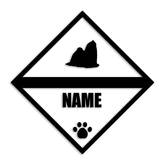 マルチーズ 文字入れ可能 ペット 犬 カッティング ステッカー (st-140-105)