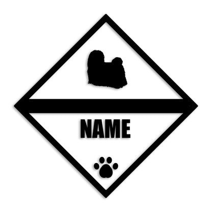 マルチーズ 文字入れ可能 ペット 犬 カッティング ステッカー (st-140-106)