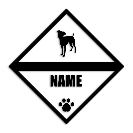 ミニチュアピンシャー 文字入れ可能 ペット 犬 カッティング ステッカー (st-140-109)