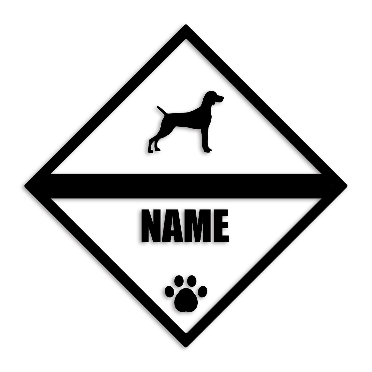 ワイマラナー 文字入れ可能 ペット 犬 カッティング ステッカー (st-140-118)