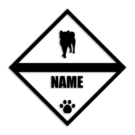 秋田犬 文字入れ可能 ペット 犬 カッティング ステッカー (st-140-127)