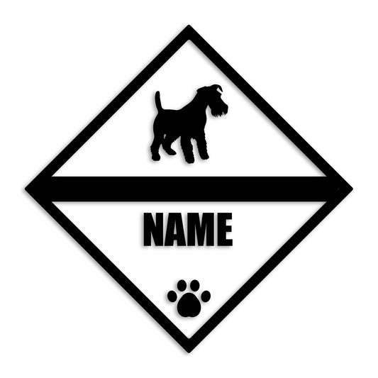 ウェルシュテリア 文字入れ可能 ペット 犬 カッティング ステッカー (st-140-13)