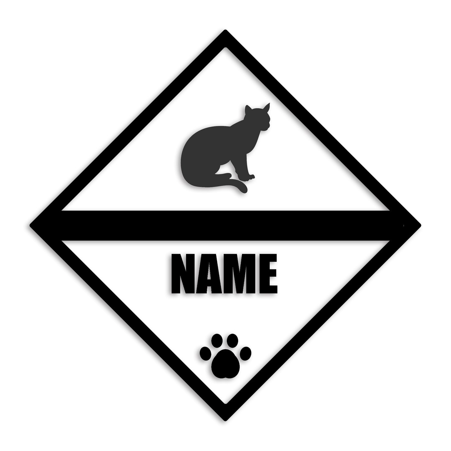 アビシニアン 文字入れ可能 ペット 猫 カッティング ステッカー (st-140-131)