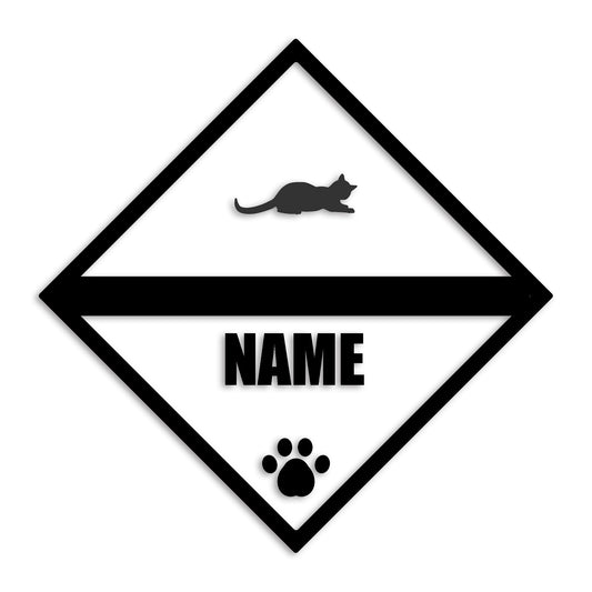 アビシニアン 文字入れ可能 ペット 猫 カッティング ステッカー (st-140-132)