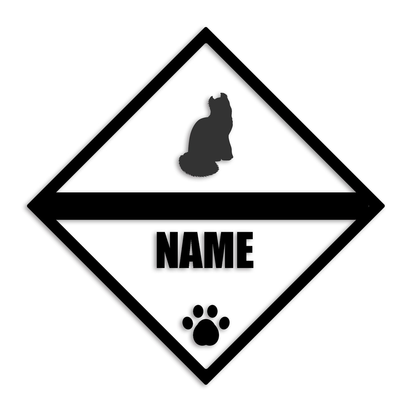 アメリカンカール 文字入れ可能 ペット 猫 カッティング ステッカー (st-140-134)