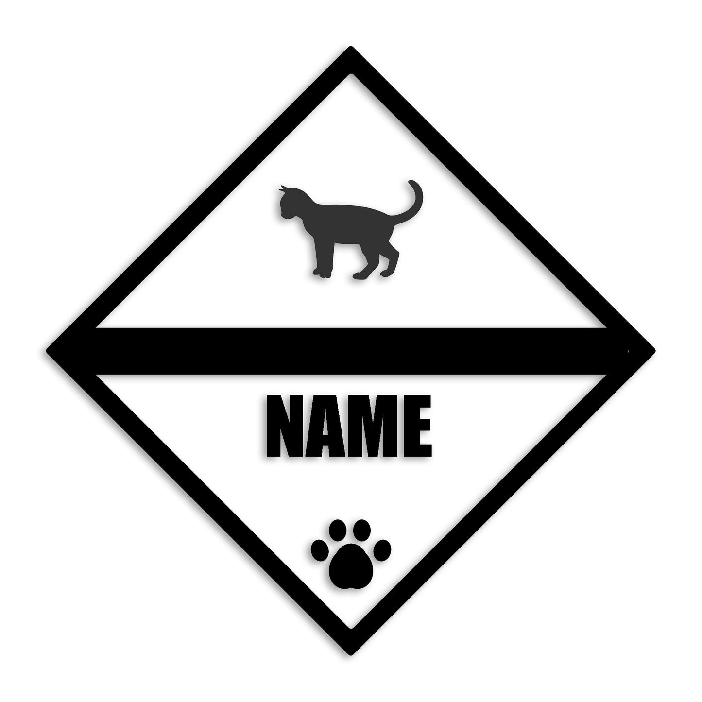 オシキャット 文字入れ可能 ペット 猫 カッティング ステッカー (st-140-142)