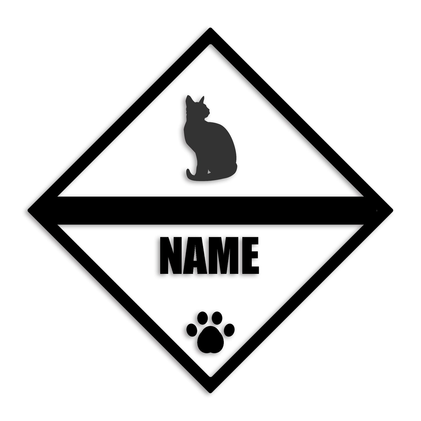 トンキニーズ 文字入れ可能 ペット 猫 カッティング ステッカー (st-140-160)