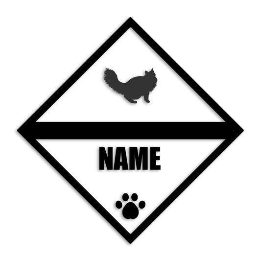 ノルウェージャンフォレストキャット 文字入れ可能 ペット 猫 カッティング ステッカー (st-140-163)