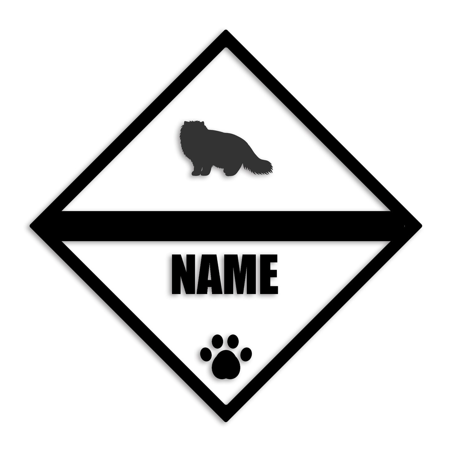 ヒマラヤン 文字入れ可能 ペット 猫 カッティング ステッカー (st-140-166)