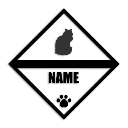 メインクーン 文字入れ可能 ペット 猫 カッティング ステッカー (st-140-173)