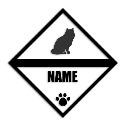 メインクーン 文字入れ可能 ペット 猫 カッティング ステッカー (st-140-174)