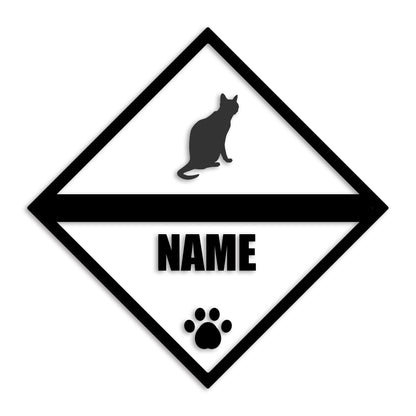 ロシアンブルー 文字入れ可能 ペット 猫 カッティング ステッカー (st-140-176)