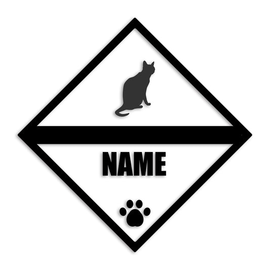 ロシアンブルー 文字入れ可能 ペット 猫 カッティング ステッカー (st-140-176)