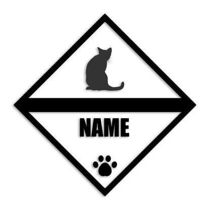 ロシアンブルー 文字入れ可能 ペット 猫 カッティング ステッカー (st-140-177)