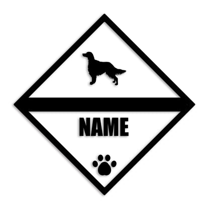 アイリッシュセッター 文字入れ可能 ペット 犬 カッティング ステッカー (st-140-2)