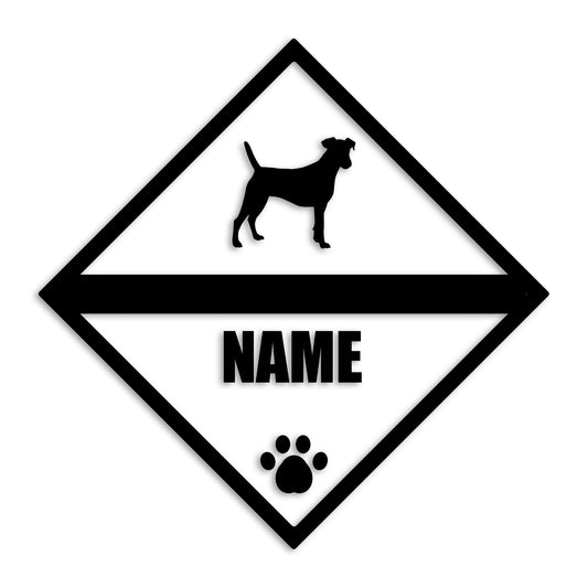 スムースフォックステリ 文字入れ可能 ペット 犬 カッティング ステッカー (st-140-39)