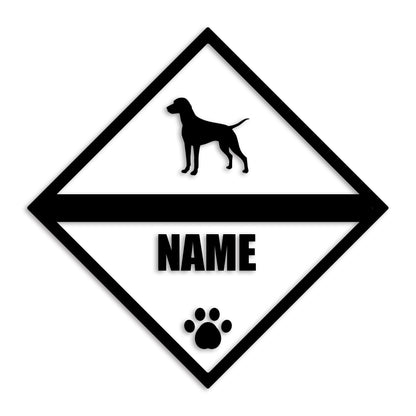 ダルメシアン 文字入れ可能 ペット 犬 カッティング ステッカー (st-140-45)