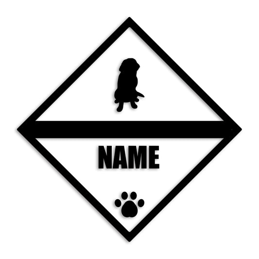 ニューファンドランド 文字入れ可能 ペット 犬 カッティング ステッカー (st-140-63)