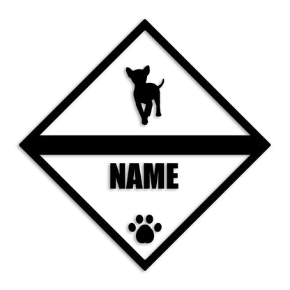 バセンジー 文字入れ可能 ペット 犬 カッティング ステッカー (st-140-71)