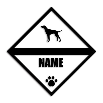 ポインター 文字入れ可能 ペット 犬 カッティング ステッカー (st-140-92)