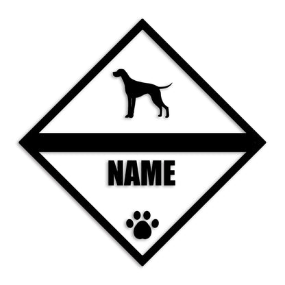 ポインター 文字入れ可能 ペット 犬 カッティング ステッカー (st-140-94)