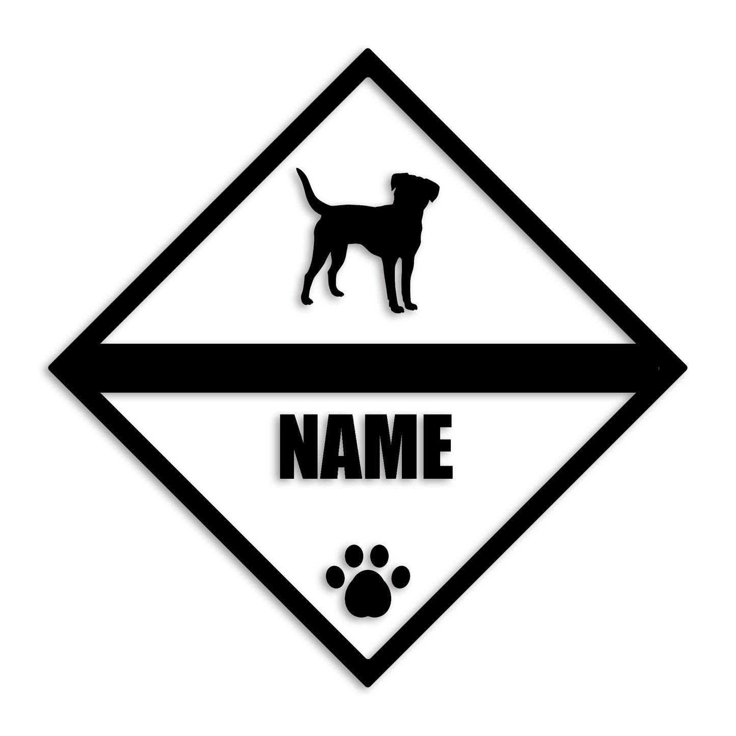 ボーダーテリア 文字入れ可能 ペット 犬 カッティング ステッカー (st-140-96)