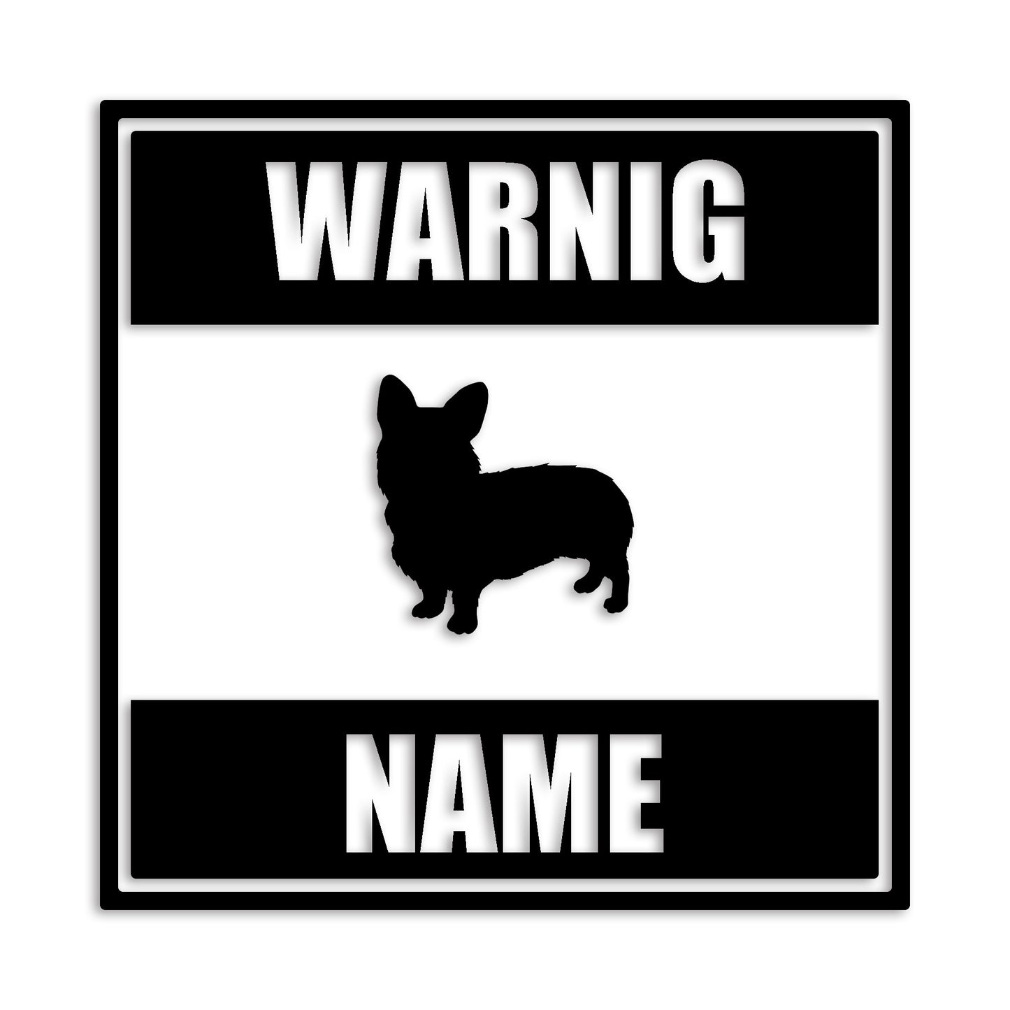 ウェルシュコーギー 文字入れ可能 ペット 犬 カッティング ステッカー (st-141-10)