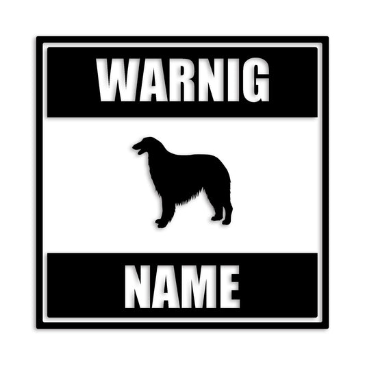 ボルゾイ 文字入れ可能 ペット 犬 カッティング ステッカー (st-141-102)