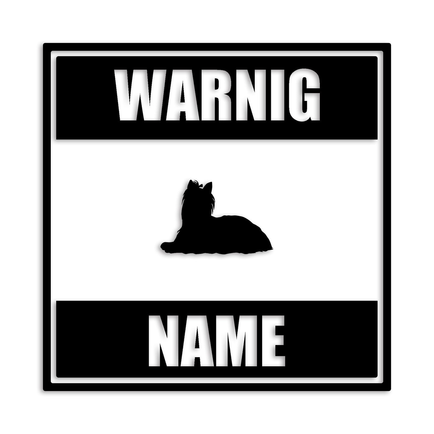 ヨークシャーテリア 文字入れ可能 ペット 犬 カッティング ステッカー (st-141-110)