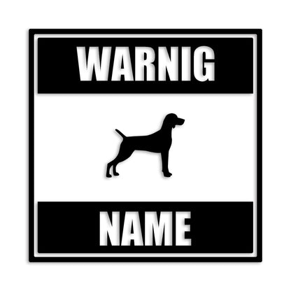 ワイマラナー 文字入れ可能 ペット 犬 カッティング ステッカー (st-141-118)