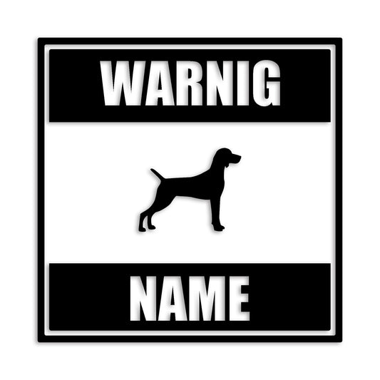 ワイマラナー 文字入れ可能 ペット 犬 カッティング ステッカー (st-141-118)