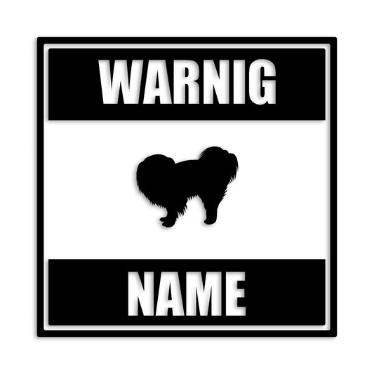 狆 ちん 文字入れ可能 ペット 犬 カッティング ステッカー (st-141-129)