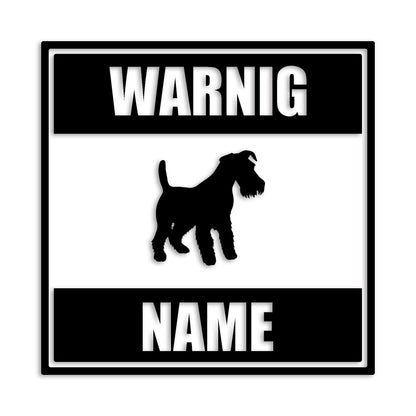 ウェルシュテリア 文字入れ可能 ペット 犬 カッティング ステッカー (st-141-13)