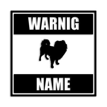 狆 ちん 文字入れ可能 ペット 犬 カッティング ステッカー (st-141-130)