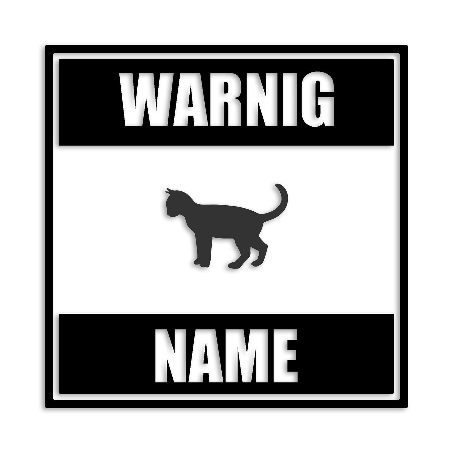 オシキャット 文字入れ可能 ペット 猫 カッティング ステッカー (st-141-142)