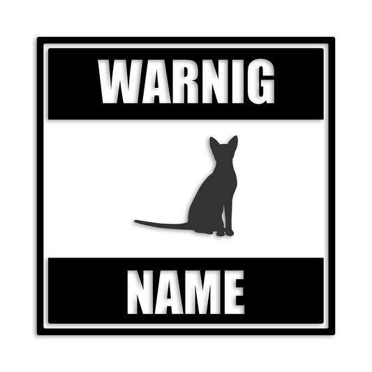 オリエンタル 文字入れ可能 ペット 猫 カッティング ステッカー (st-141-144)